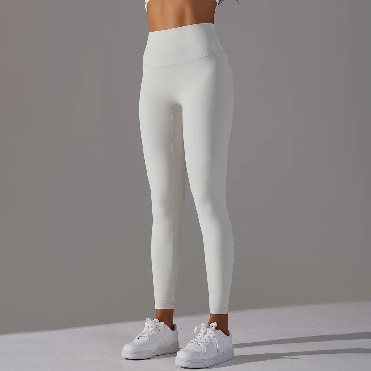 Mood-Boosting Light Green High Waist Leggings | Squat-Proof & Ultra Soft Yoga Pants