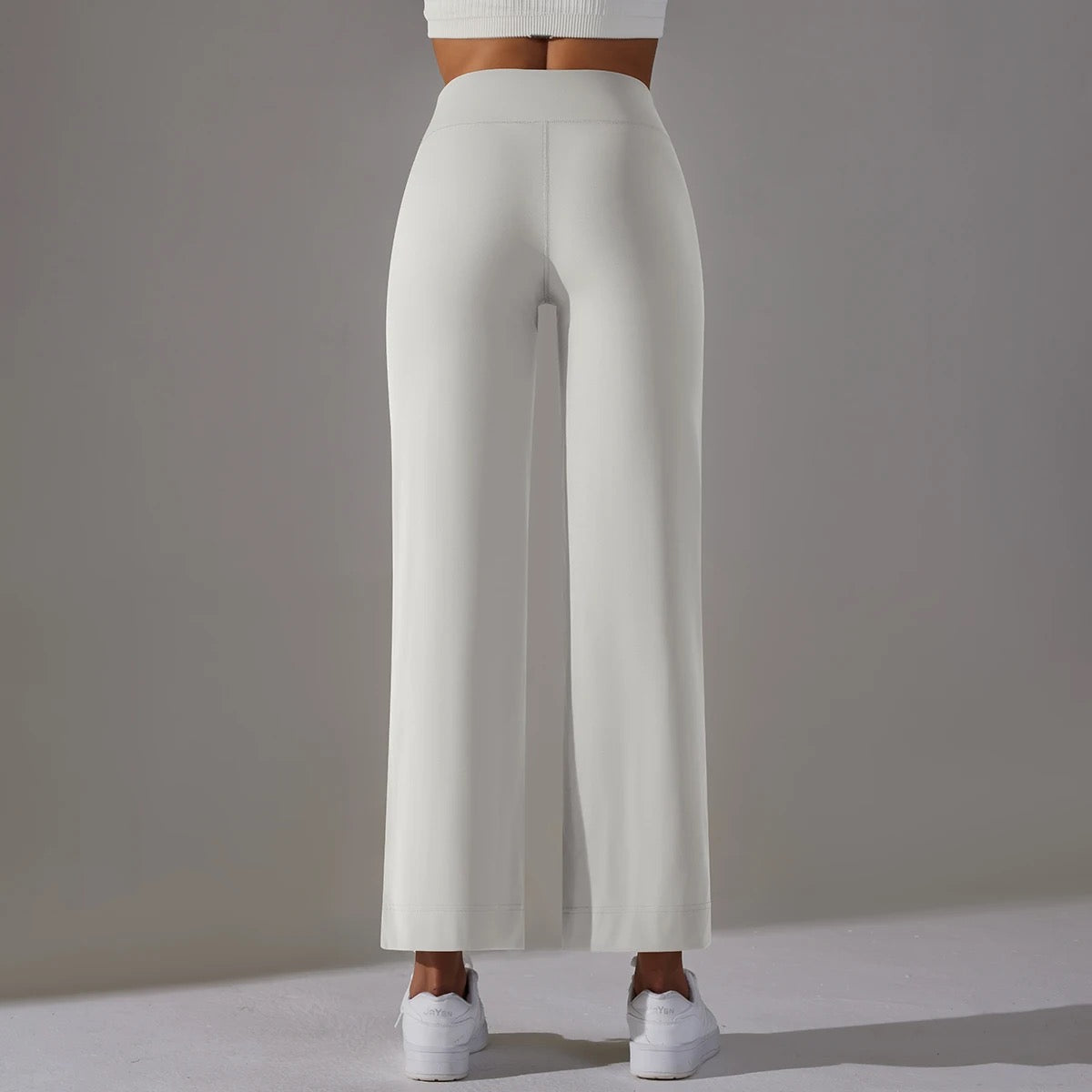 High Waist Wide Leg Athleisure Pants