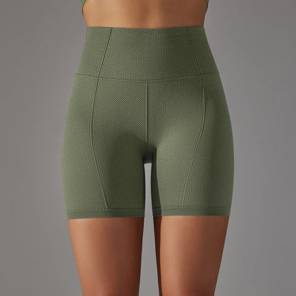 High-Waist Compression Seamless Shorts