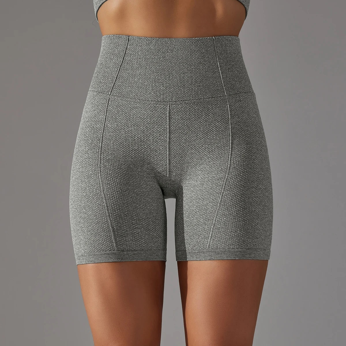 High-Waist Compression Seamless Shorts