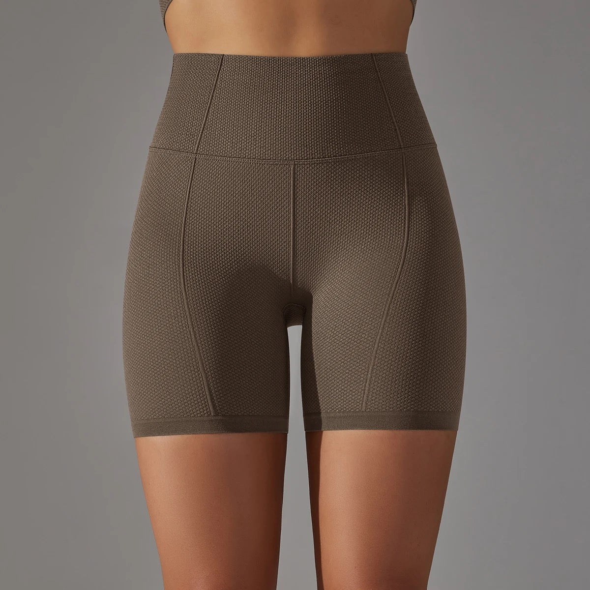 High-Waist Compression Seamless Shorts