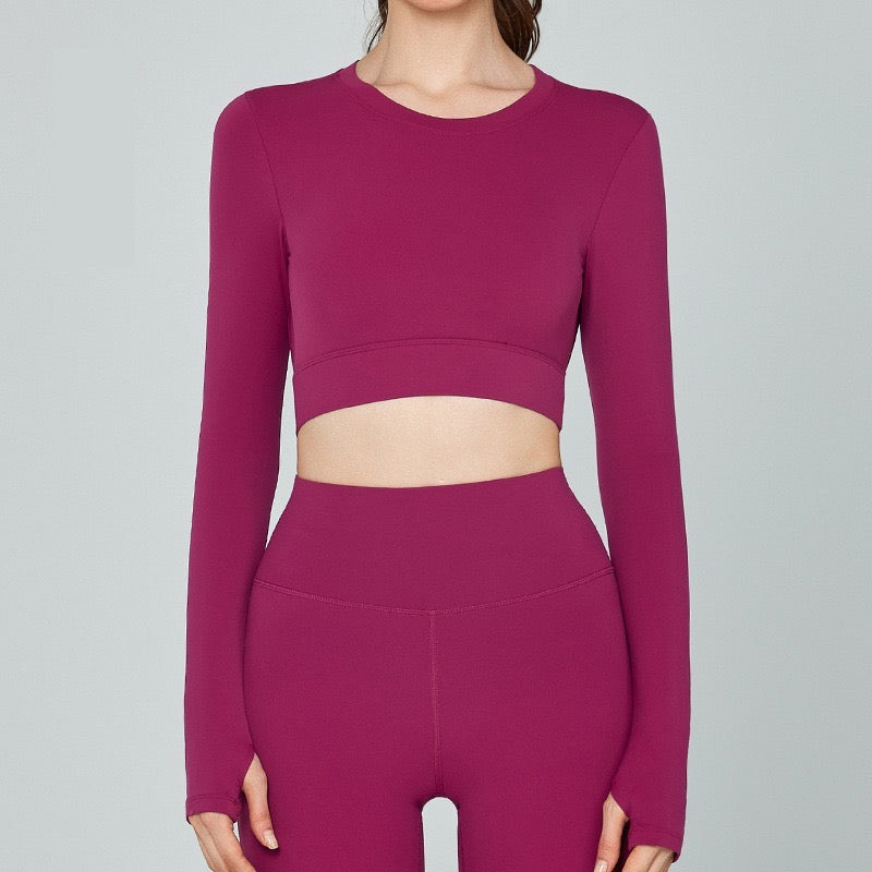 Pilates long sleeve shirt women