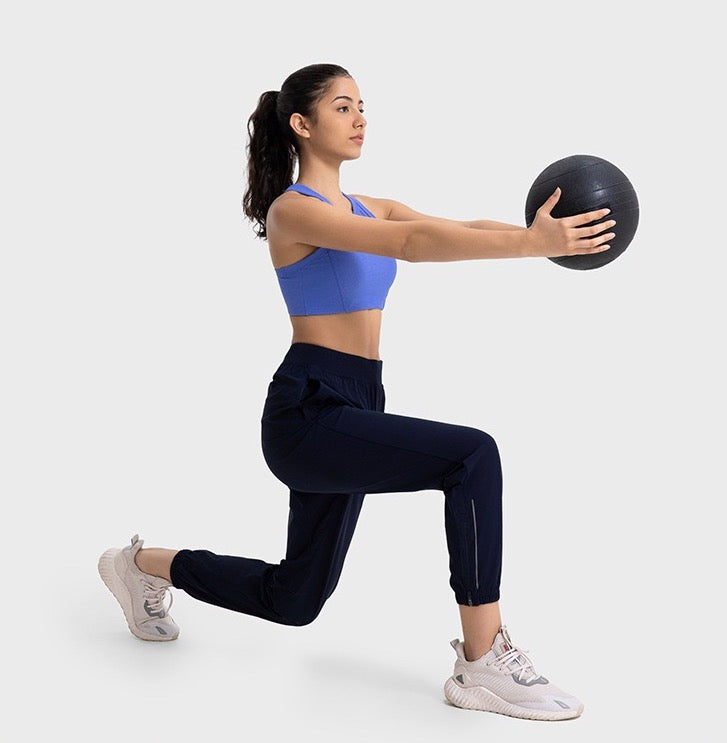 Racerback yoga sports bra