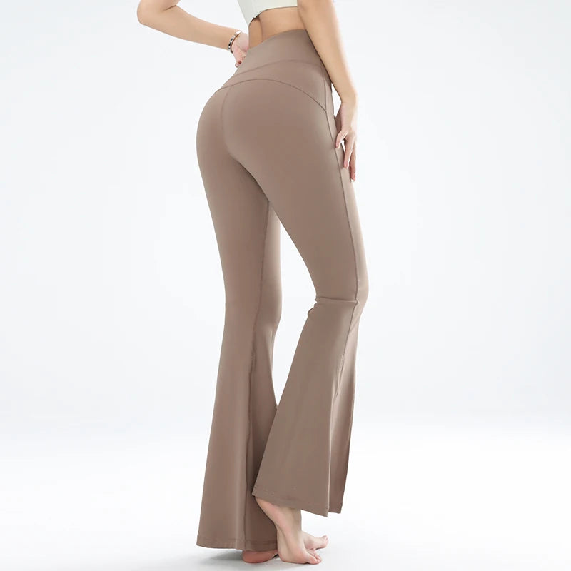 Women's Seamless Flared Sports Pants