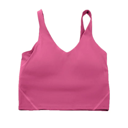 Seamless-V-Neck-workout-Bra