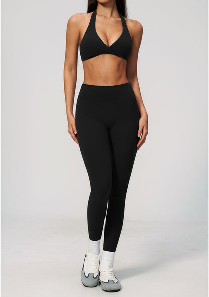 Seamless front workout leggings