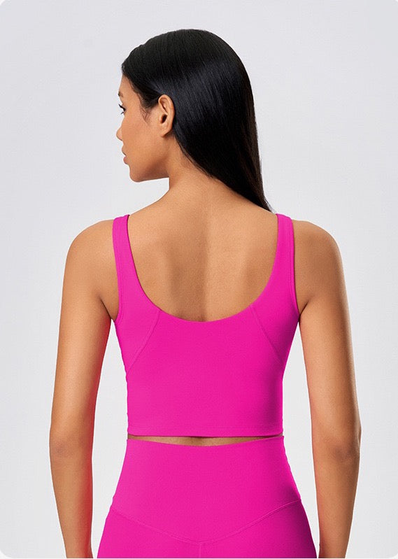 Sleeveless workout top