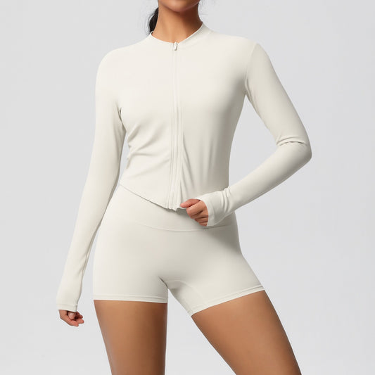 Stylish long sleeve activewear top for training