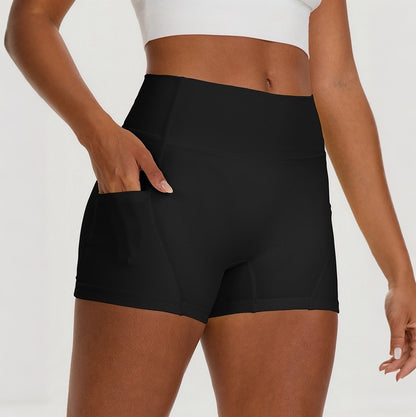 womens sweat wicking gym shorts for running