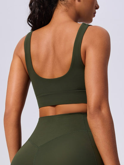 U-back sports bra for yoga