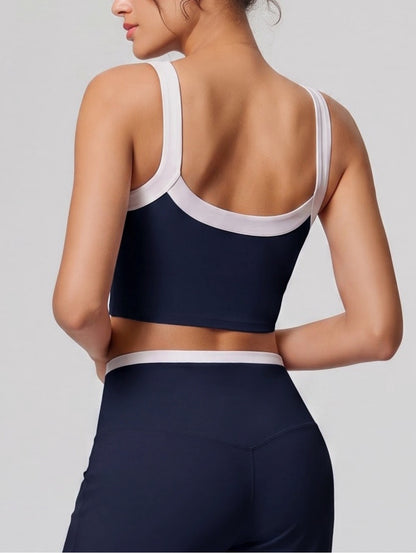 U back workout top