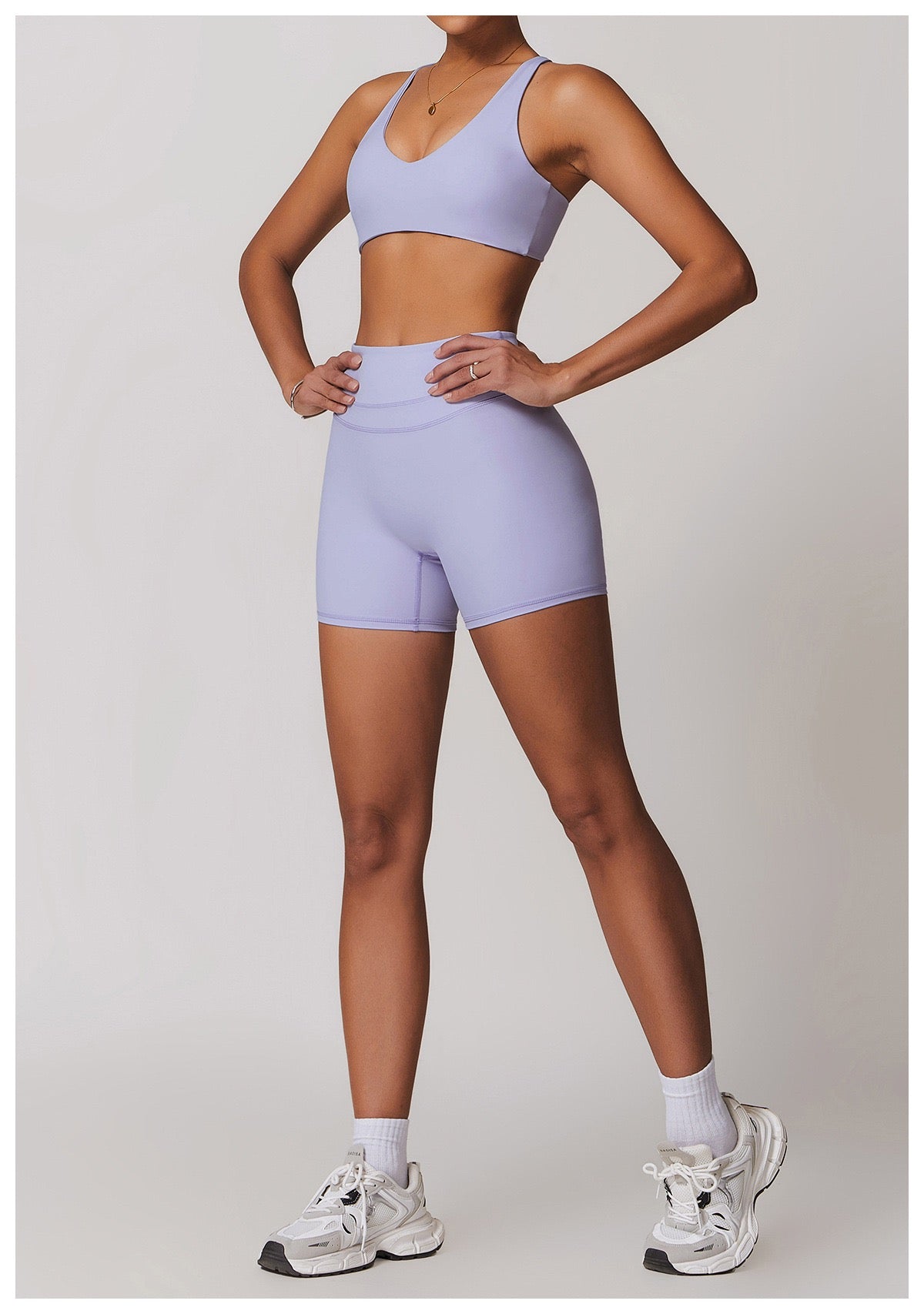 Ultra-soft workout bra for sensitive skin