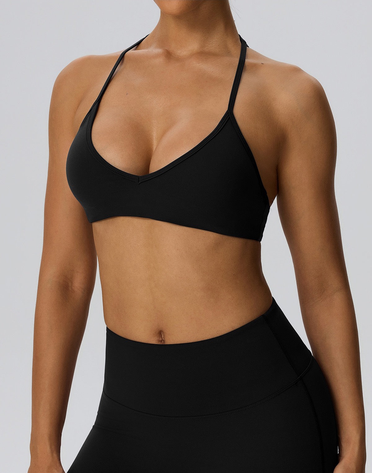 V-Neck Padded Yoga Top