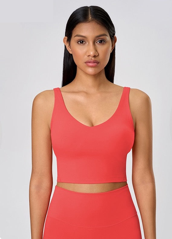 V-neck workout top