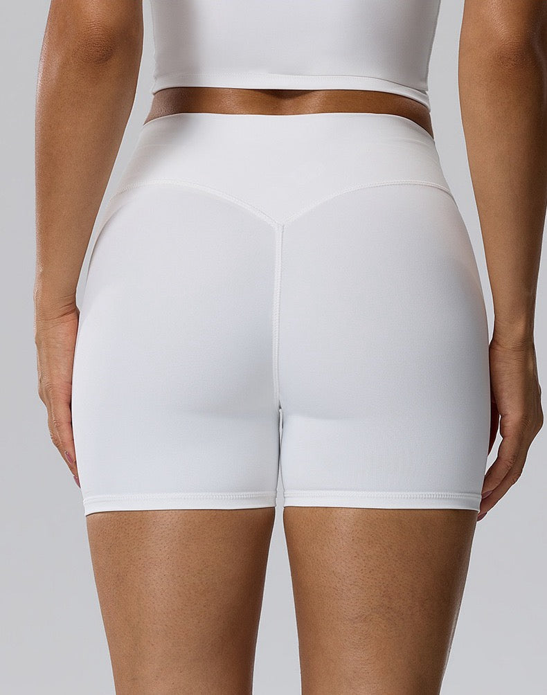 V back biker shorts