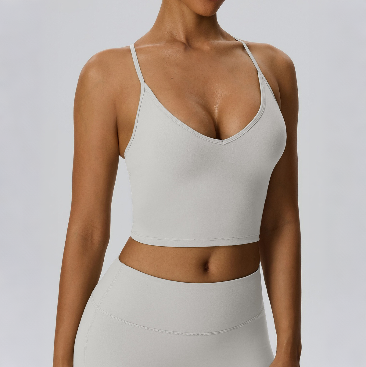 V neck Pilates top