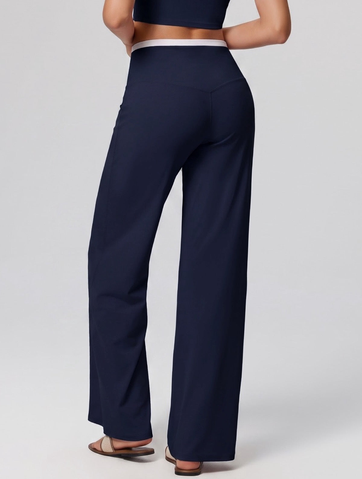 Women's High Rise Wide Leg Activewear Pants