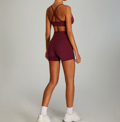 adjustable strap fitness bra