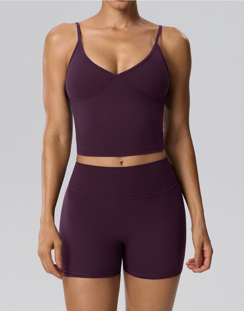 adjustable strap workout bra