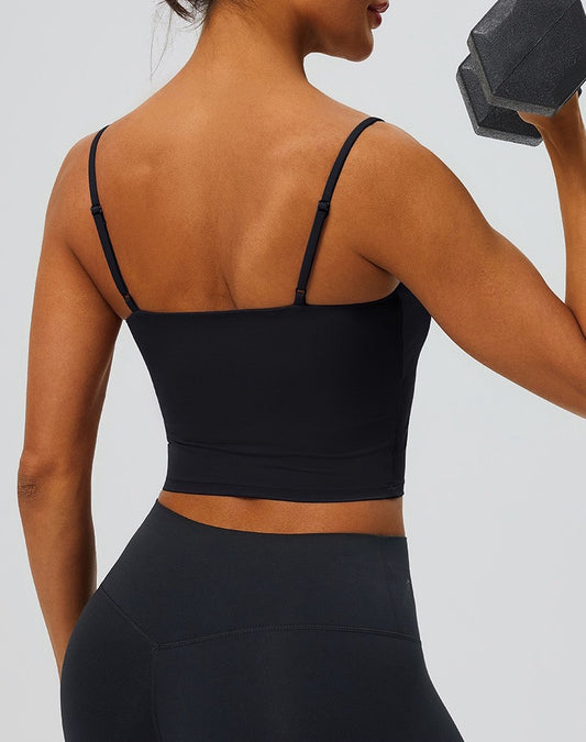 black daily activewear top