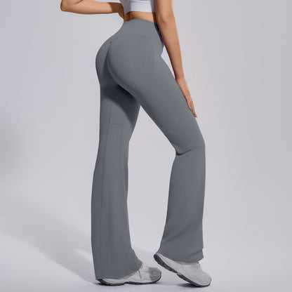 athleisure flare leggings grey