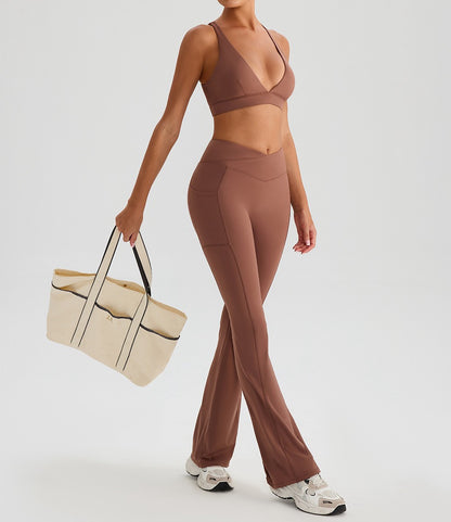 brown athletic bra for daily wear