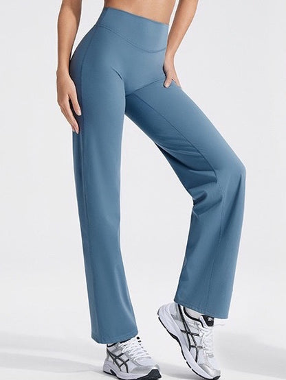 athletic wide-leg trousers for women