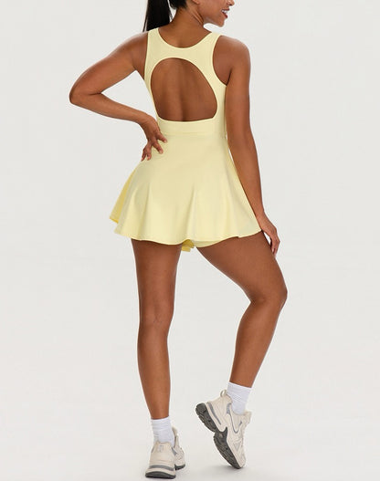 2-Piece Workout Dress with Shorts | Women’s Activewear Set