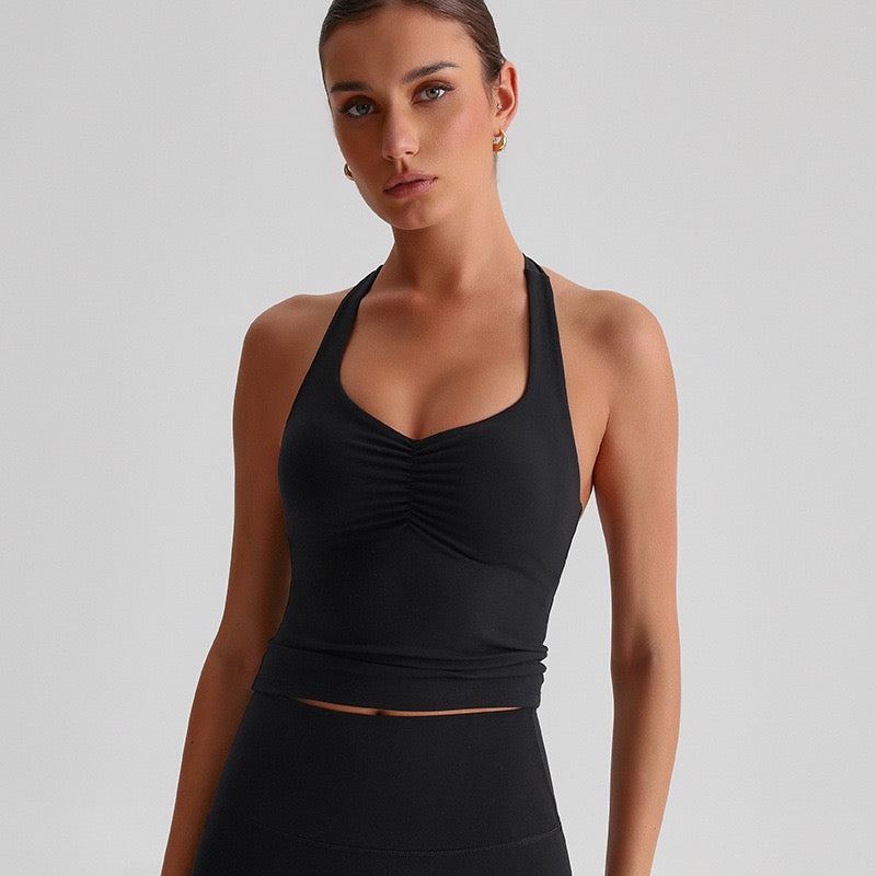 best activewear tops for women in black