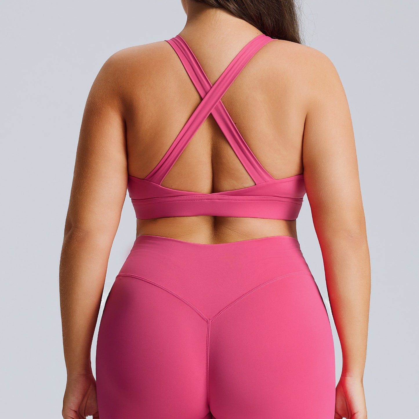 pink sports bras for plus size women