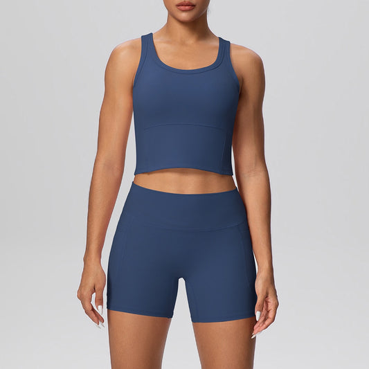 biker shorts set for women