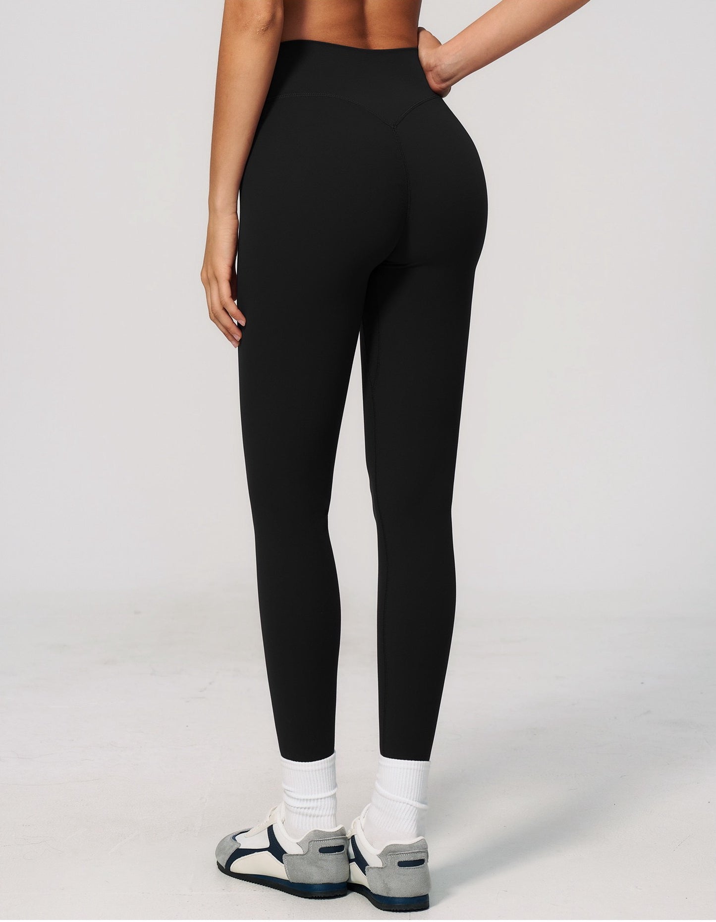 Sculpting gym leggings black