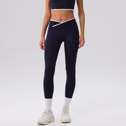 black high waisted workout leggings