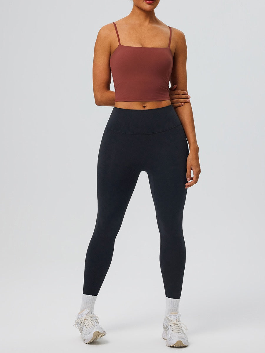 womens longline fitness cami