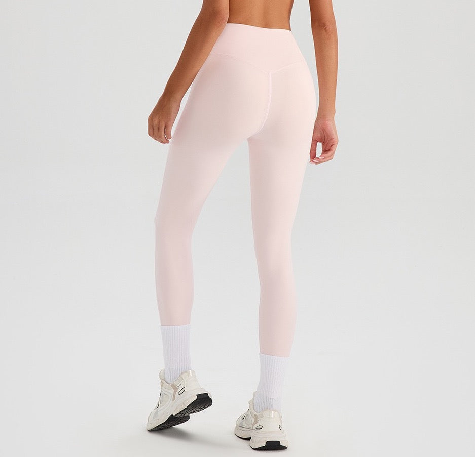 booty lifting leggings pink