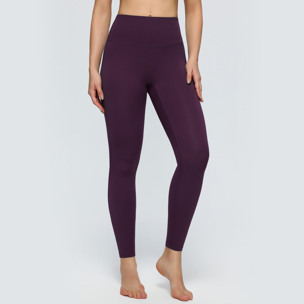 breathable seamless tights purple colour
