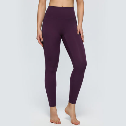 breathable seamless tights purple colour