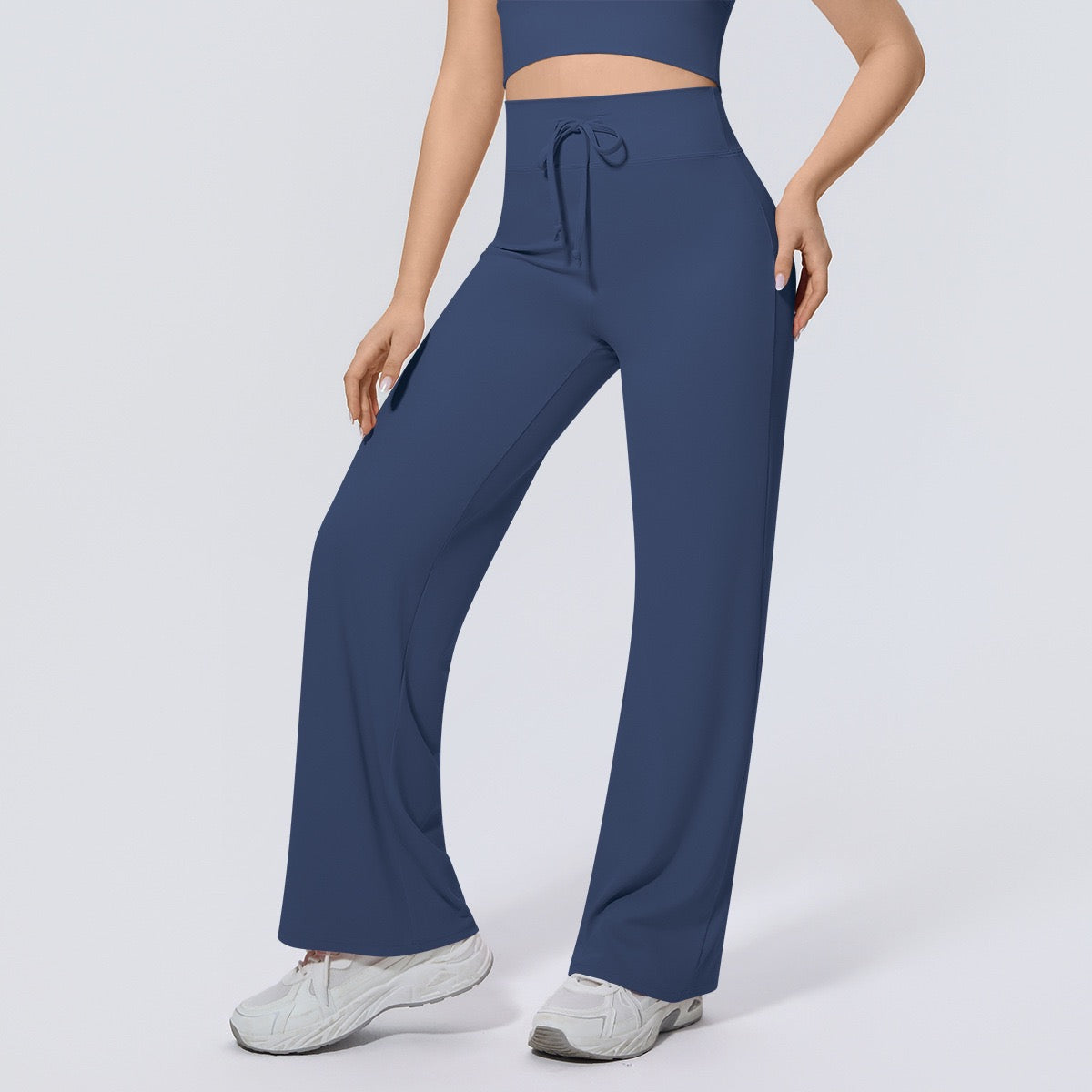 blue workout pants for women