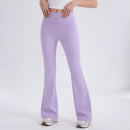 purple buttery soft flare leggings