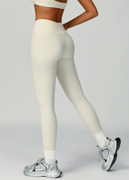 buttery soft yoga pants white