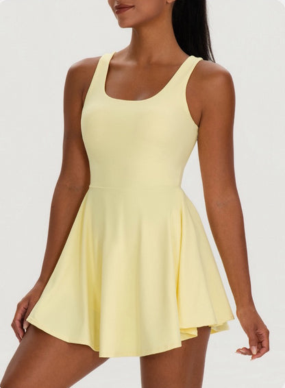 2-Piece Workout Dress with Shorts | Women’s Activewear Set