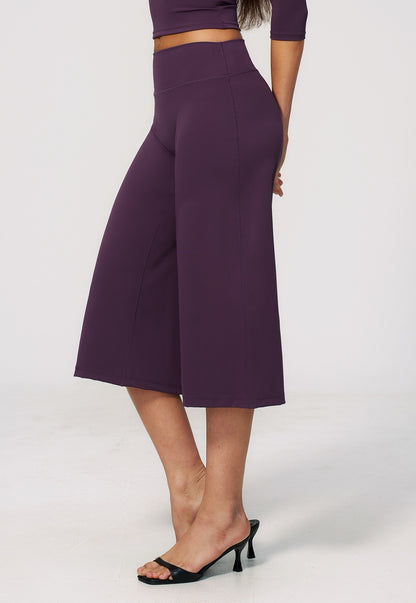 purple casual yoga pants women