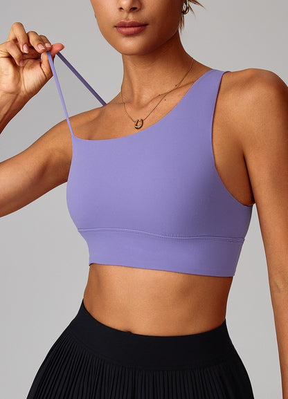purple sports bra for women