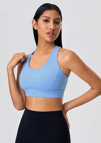 comfortable high support sports bra