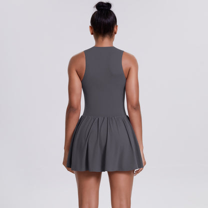 comfortable sports dress with pockets