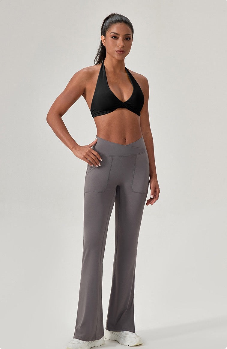 contour fit activewear bra black