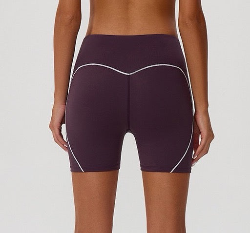 contour workout shorts for women