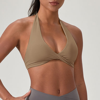 neutral colour gym bra