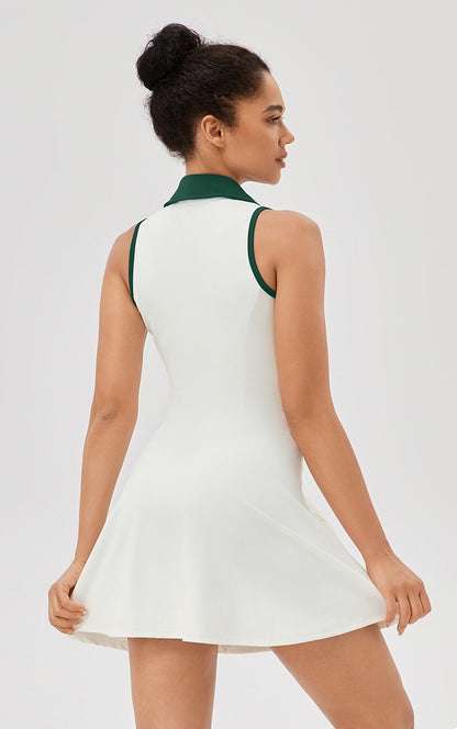 contrast trim tennis dress
