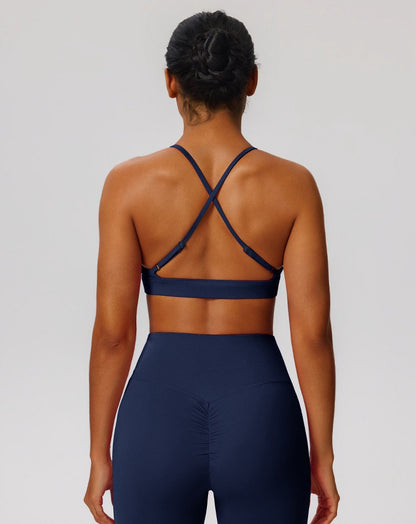 crisscross back yoga top